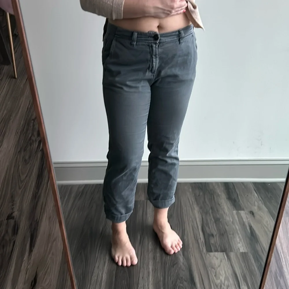 J. Crew Slim Fit Chino Pants in Charcoal - Picture 1 of 5